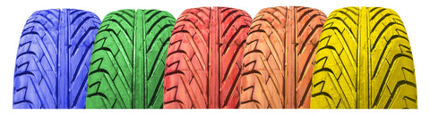 COLORED SMOKE DRIFT TYRES