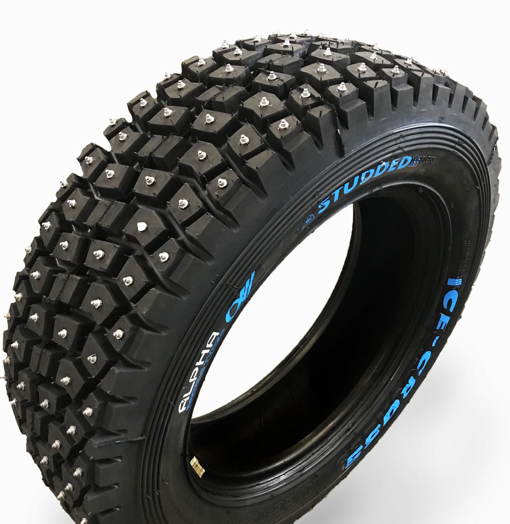 Alpha Rallycross Tires ALPHA Racing ICE-CROSS Winter Rally Studded Tyres 195/65 R15 STUDDED ...